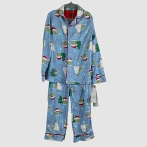 Star Wars Boys Long Sleeve Yoda Pajamas Set Size S